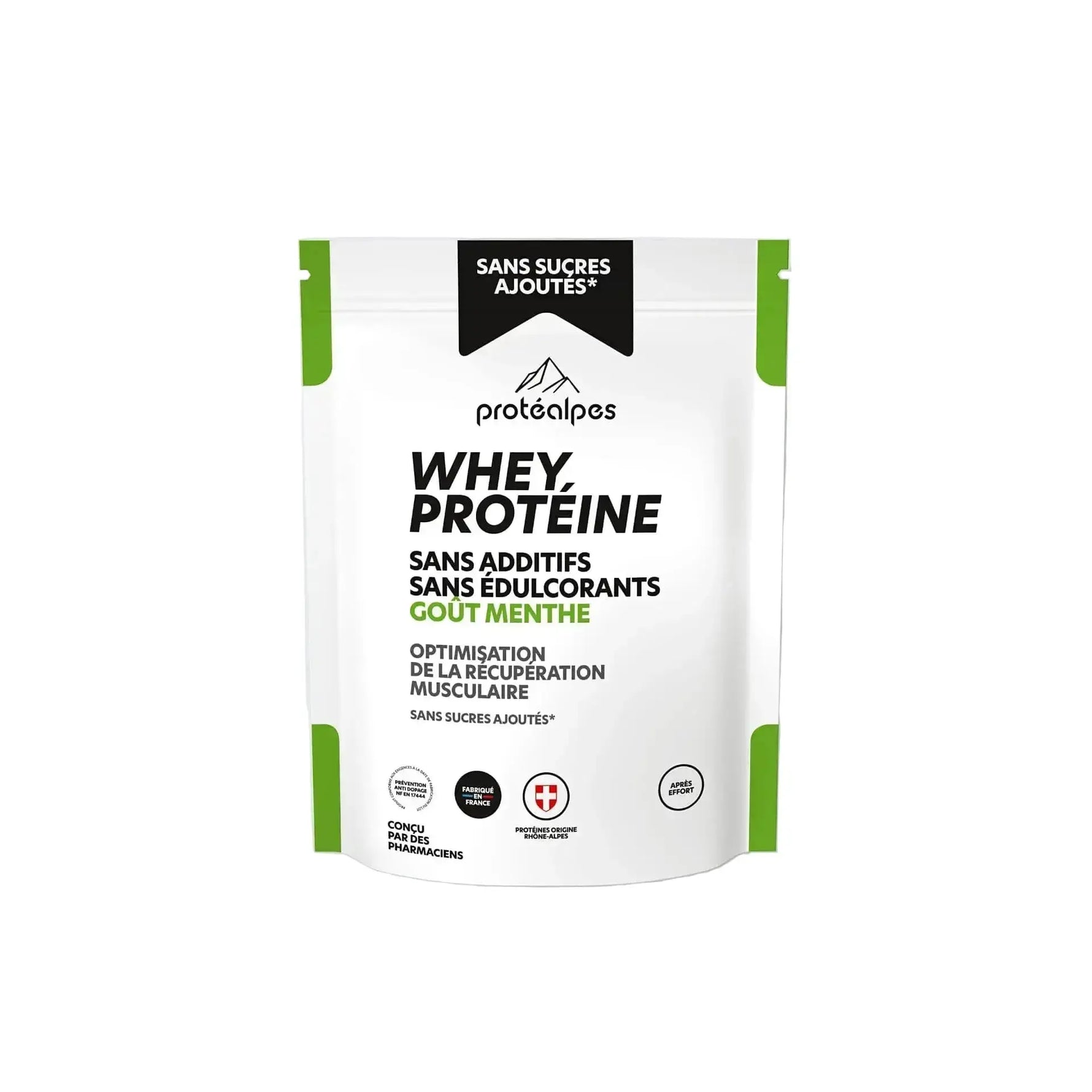 Protéalpes Whey Protéine Sans Sucre - Isolat Pur Sans Additifs Protéalpes