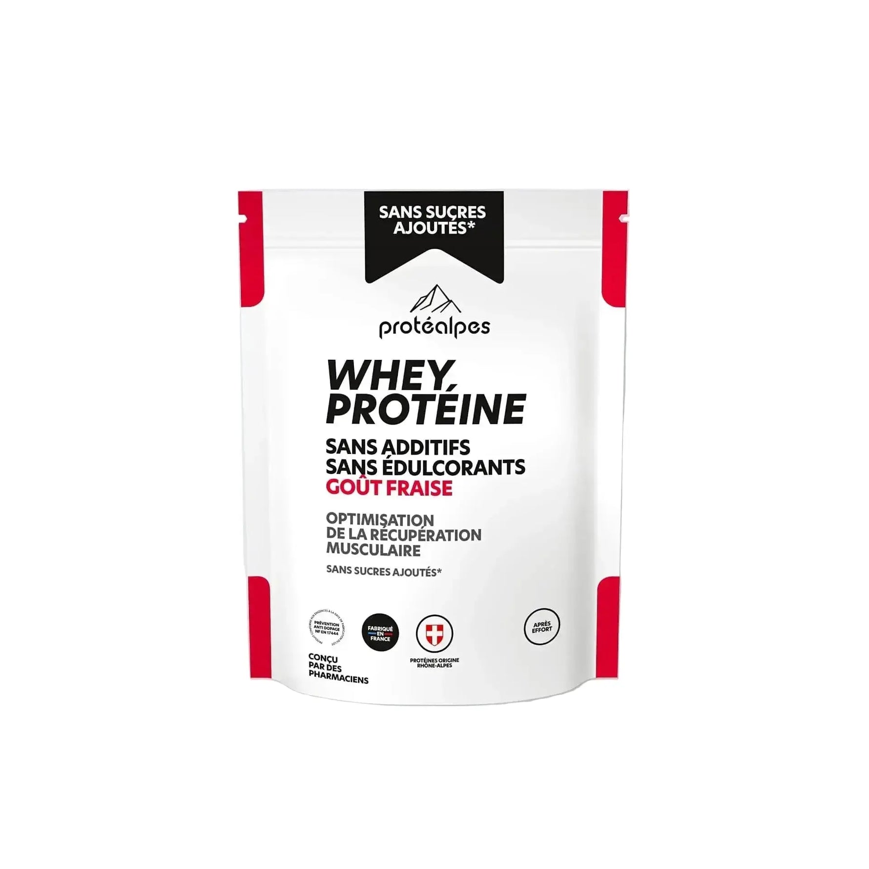 Protéalpes Whey Protéine Sans Sucre - Isolat Pur Sans Additifs Protéalpes