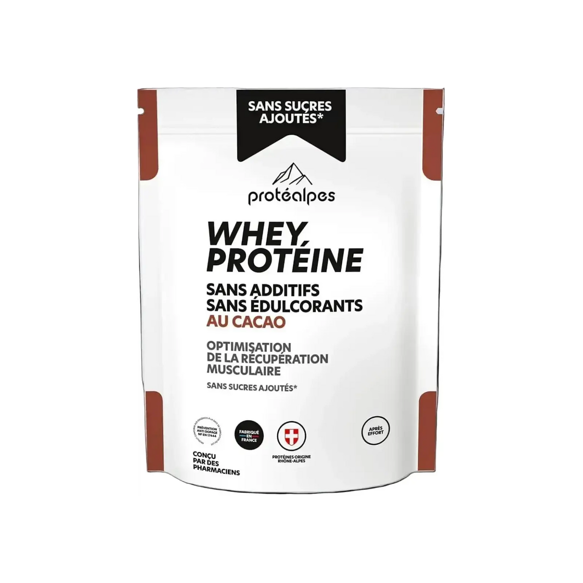 Protealpes Whey Proteine - isolat pur sans sucre ni additifs