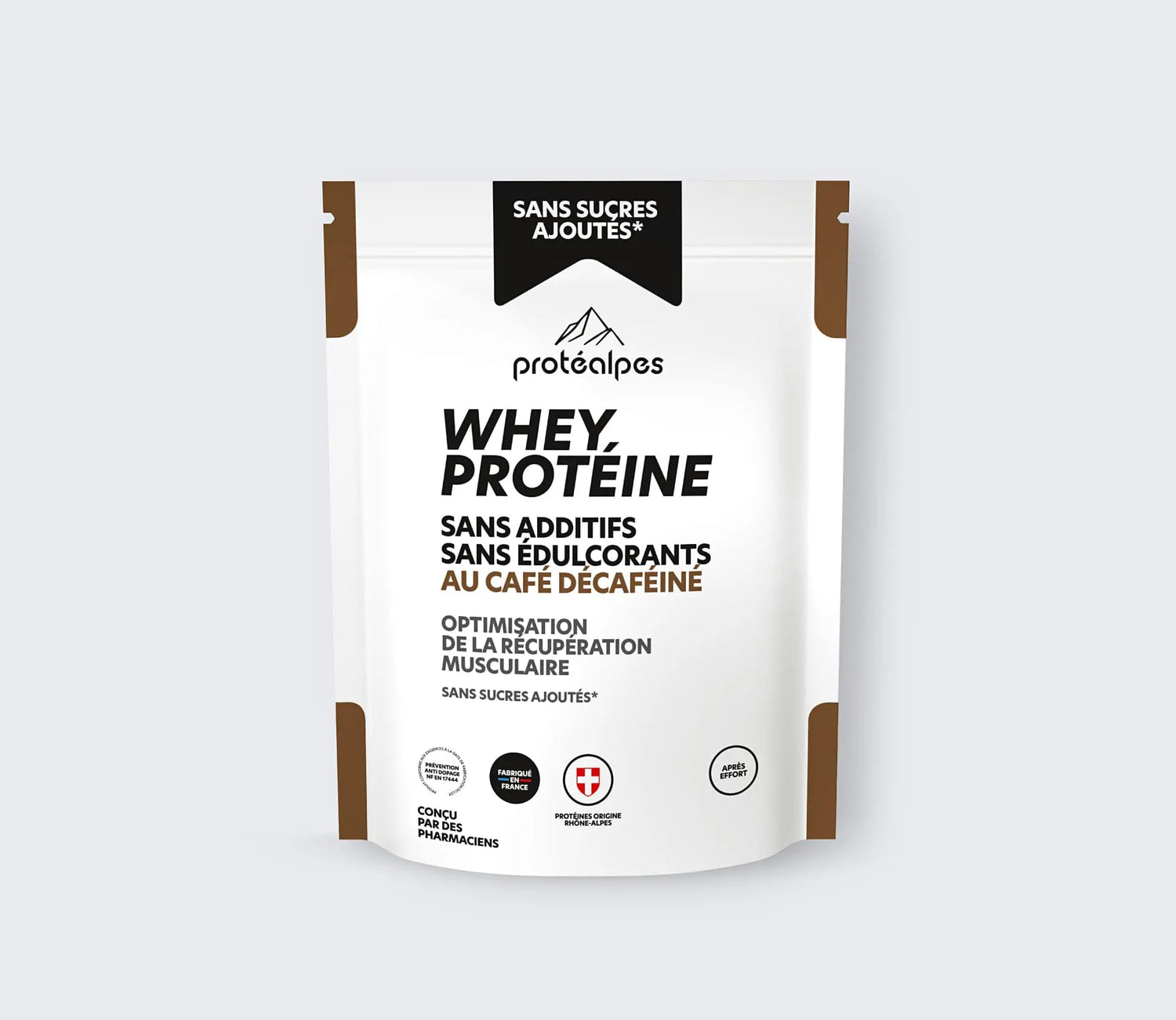 Protéalpes Whey Protéine Sans Sucre - Isolat Sans Additifs Protéalpes