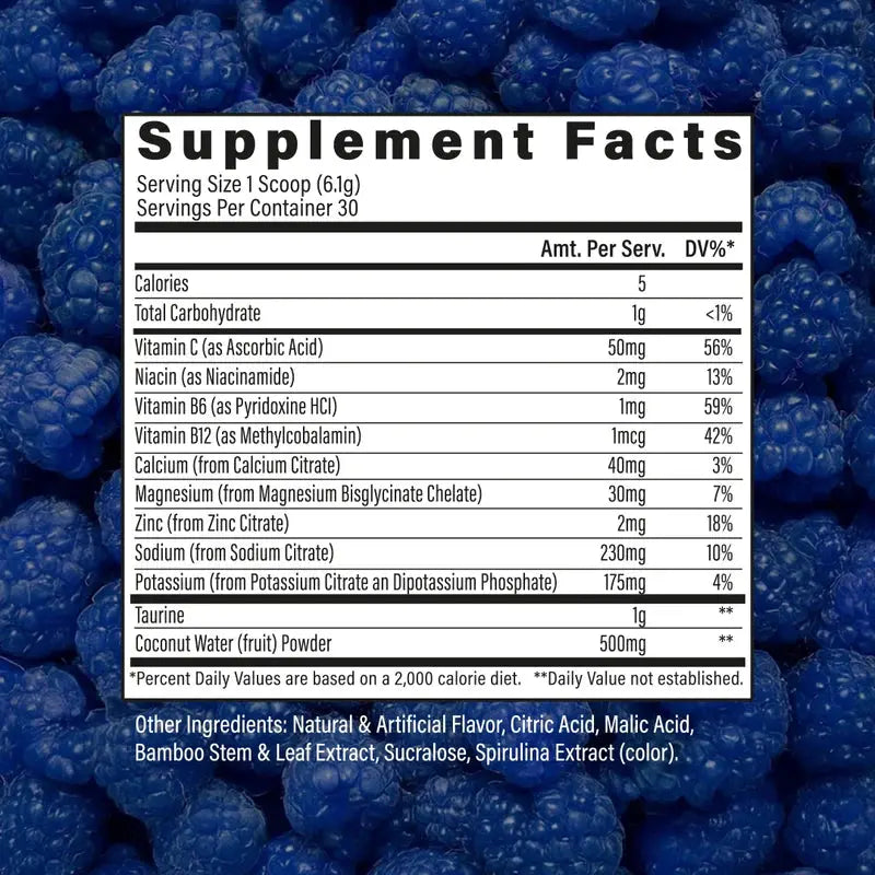 RAW Nutrition - Hydration - Complexe Électrolytes & Performance - KISS NUTRITION