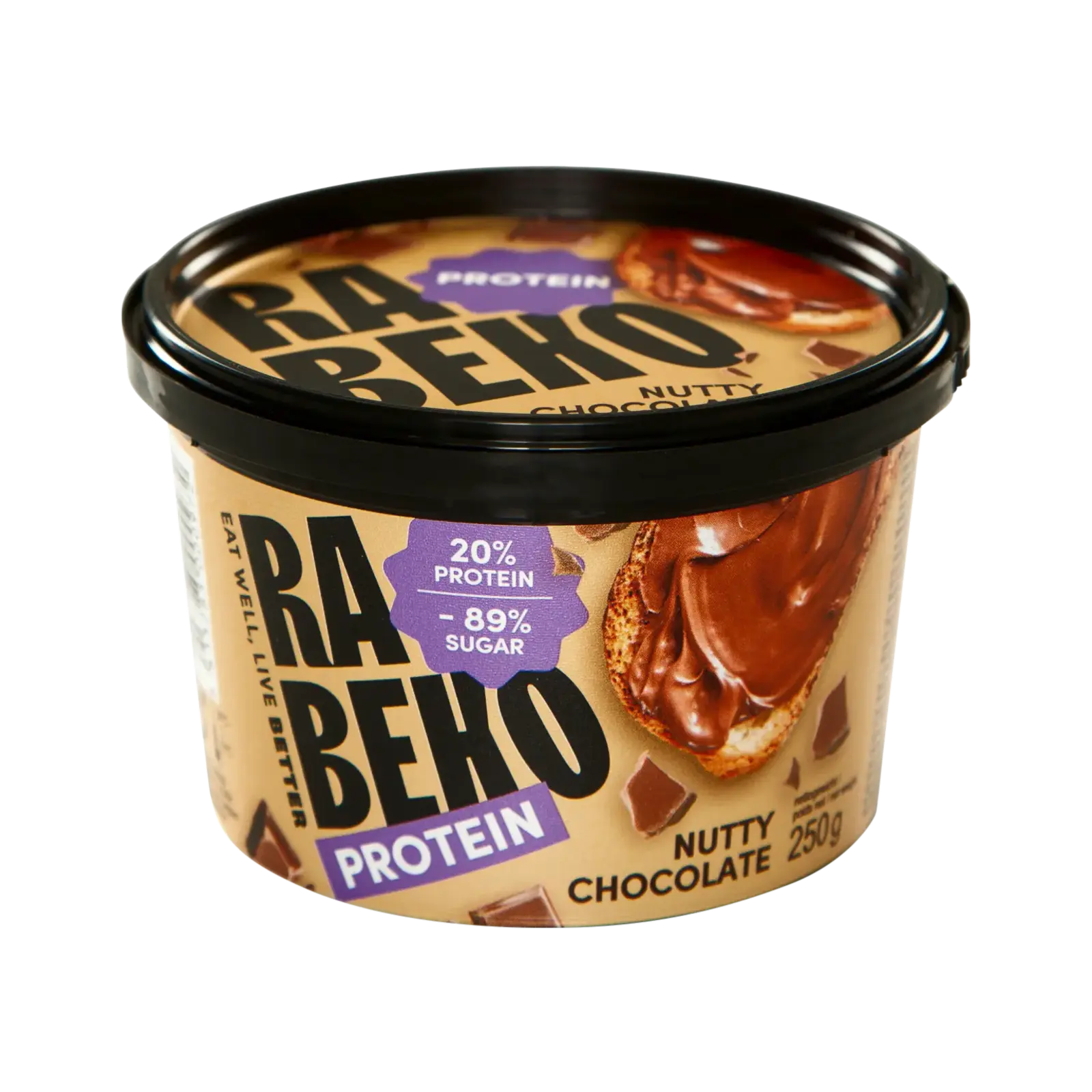 Rabeko Belgian chocolate Protein Spread, protein spread