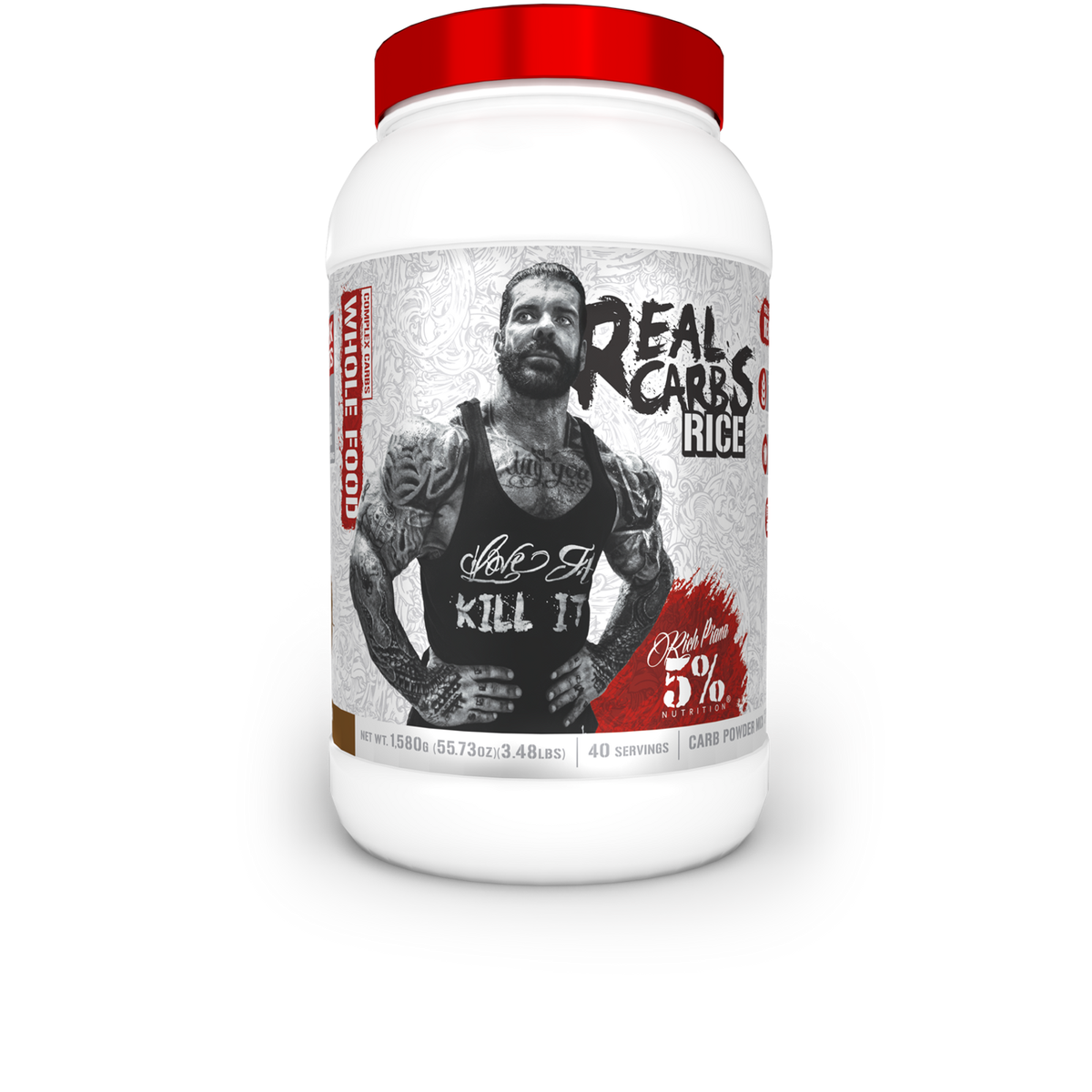 Sac de 5% Nutrition Real Carbs Rice goût Cocoa Heaven, glucides à base de riz