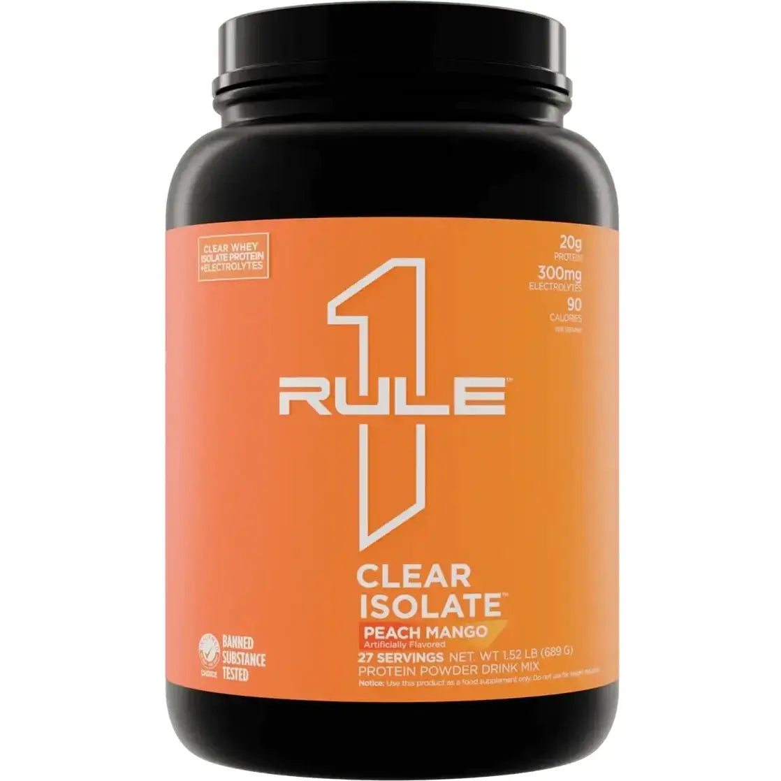Rule One Clear Isolate 689g - Protéine Claire Cristalline & Électrolytes Rule1