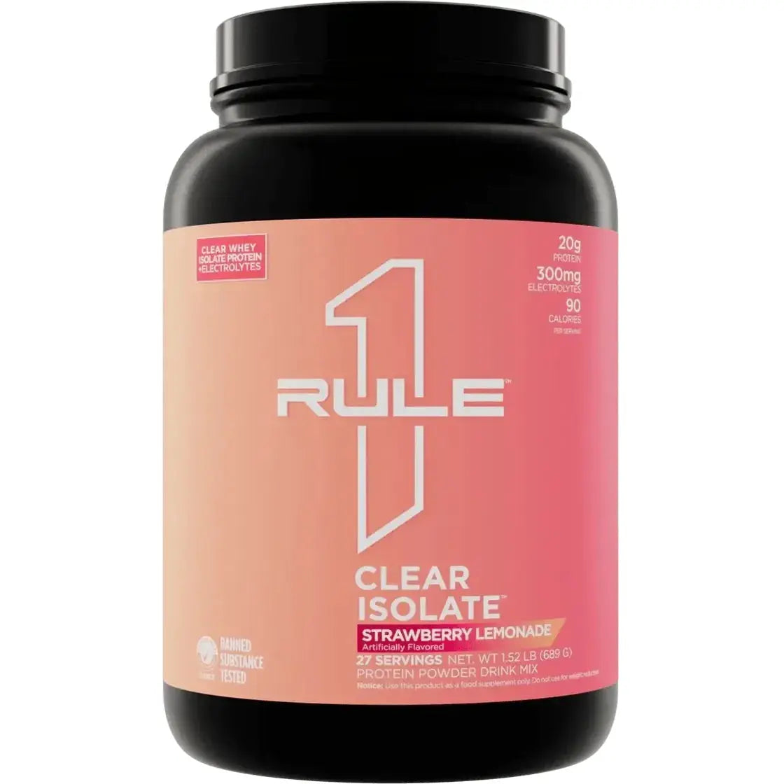 Rule One Clear Isolate 689g - Protéine Claire Cristalline & Électrolytes Rule1