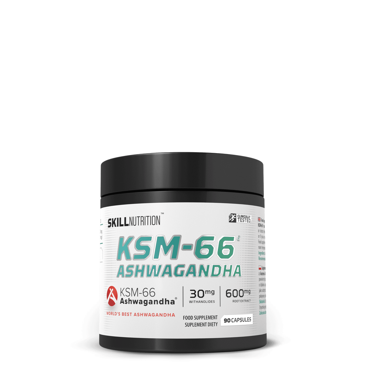 Skill Nutrition Ashwagandha KSM-66 — 90 gélules