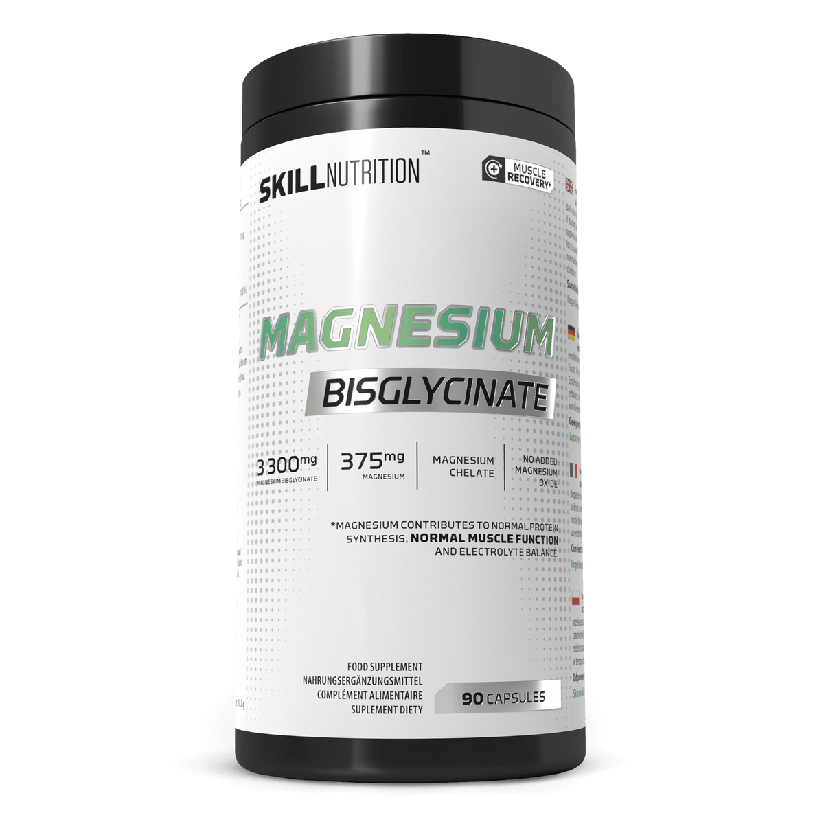 Skill Nutrition Bisglycinate de Magnésium — 90 gélules