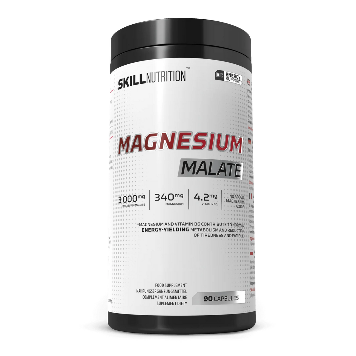 Skill Nutrition Malate de Magnésium 90 gélules