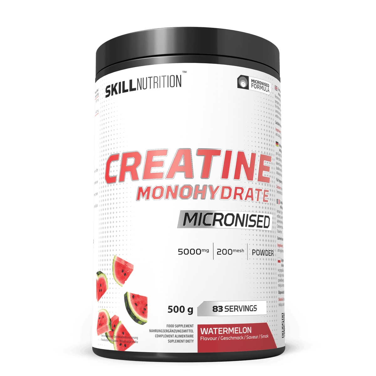 Skill Nutrition Créatine Monohydrate Micronisée — Pastèque / 500 g
