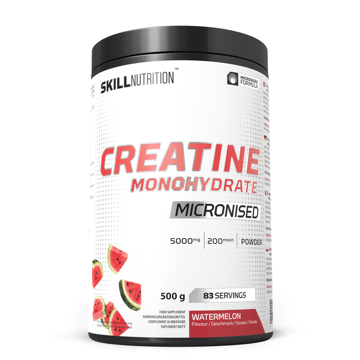 Skill Nutrition Créatine Monohydrate Micronisée — Pastèque / 500 g
