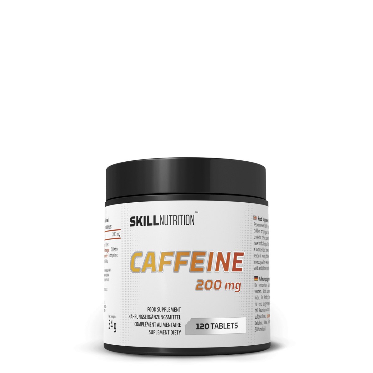 Skill Nutrition Caféine 200 mg — 120 comprimés