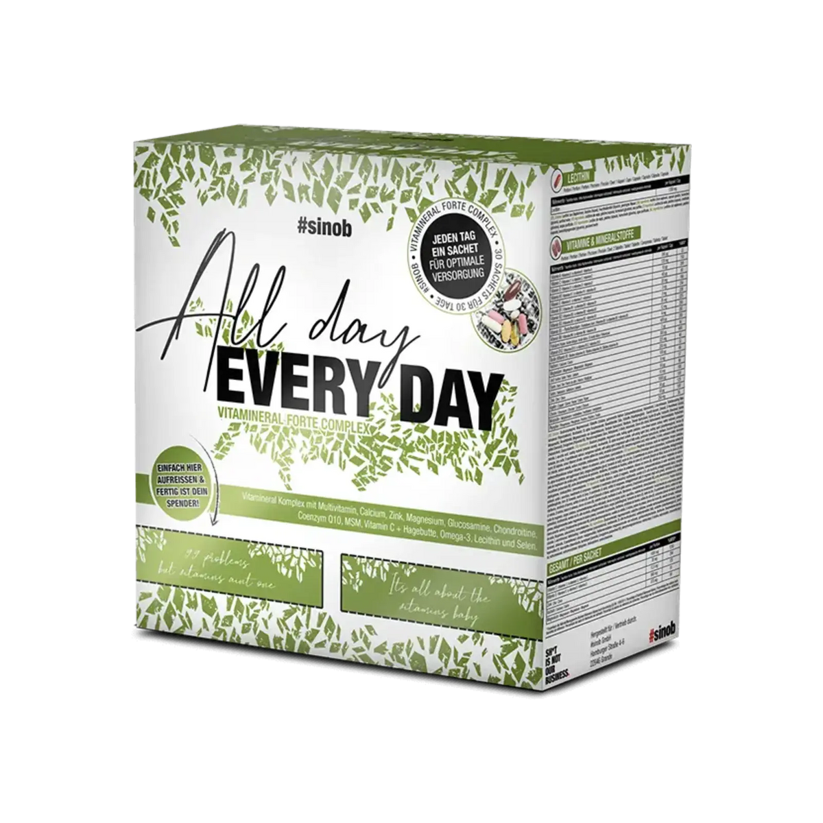 Sinob All Day Every Day, complexe multivitamines quotidien