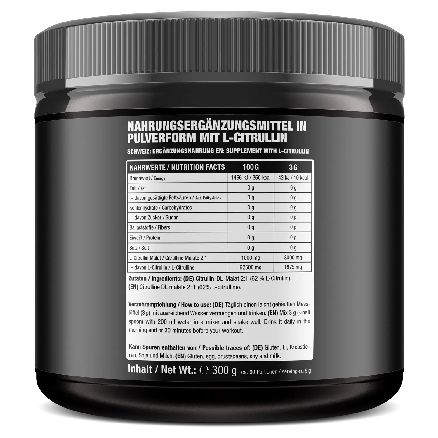 Sinob Citrulline Malate | L-Citrulline Malate pour Congestion Musculaire Sinob