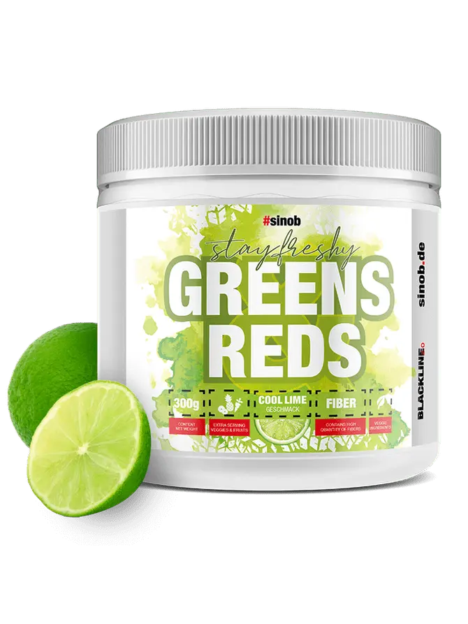 Sinob Greens & Reds – Super-aliments pour Énergie et Santé Globale Sinob