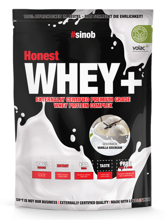 Sinob Honest Whey+ 820g-1000g Sinob KISS NUTRITION Montpellier