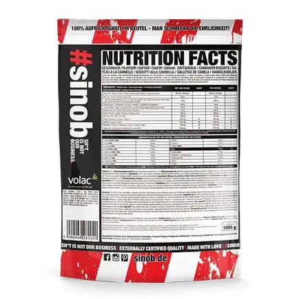 Sinob Honest Whey - Protéine Whey Isolat Concentré Sinob