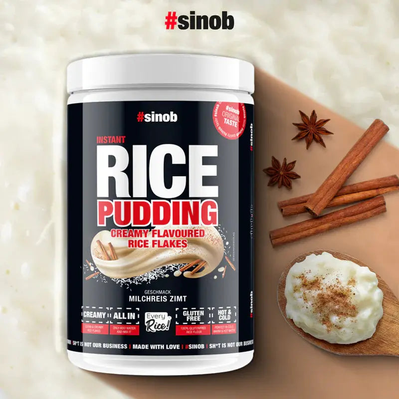 Sinob Instant Rice Pudding - Riz au Lait Instantané Sportif 1kg Sinob