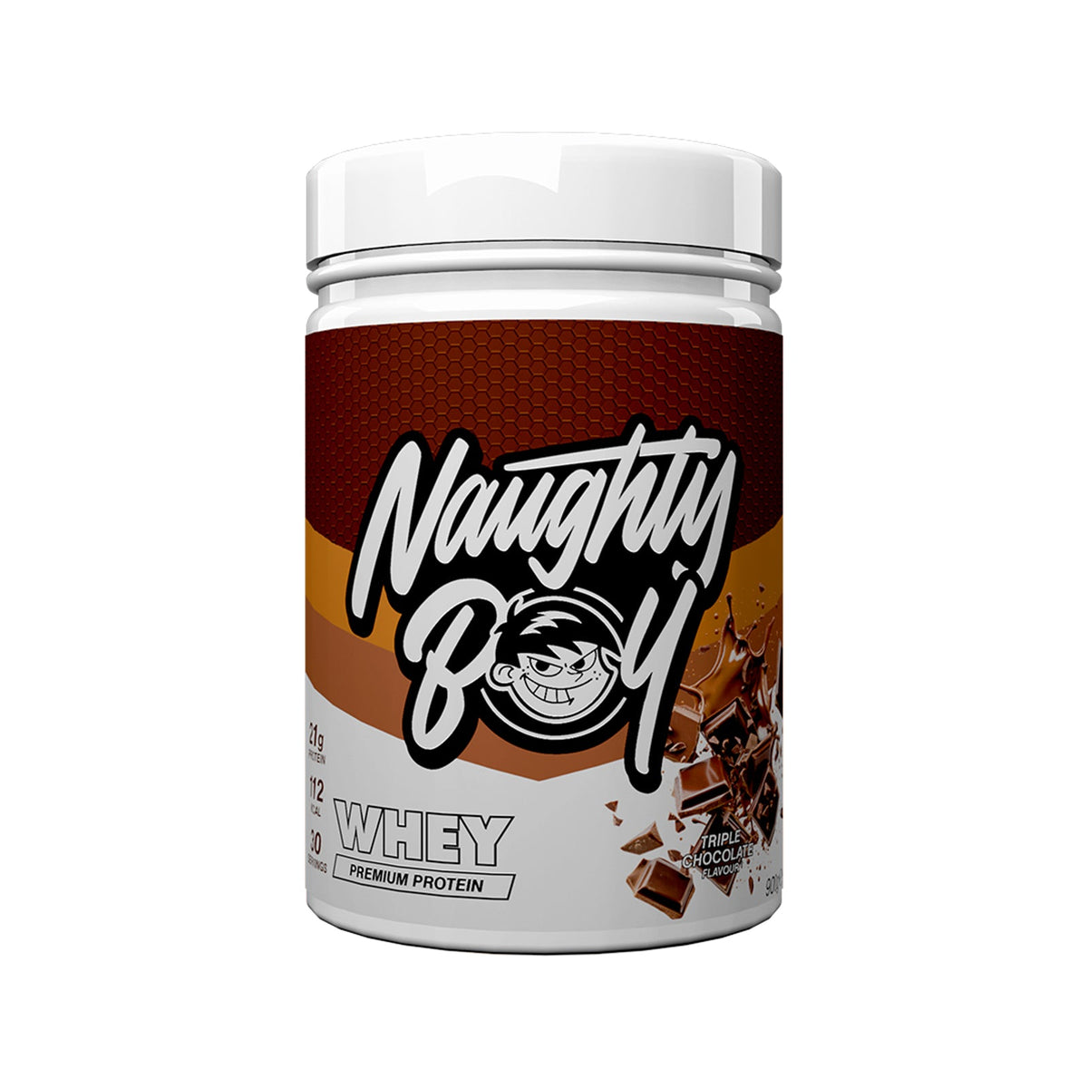 Pot de 900 g Naughty Boy Advanced Whey goût Triple Chocolate