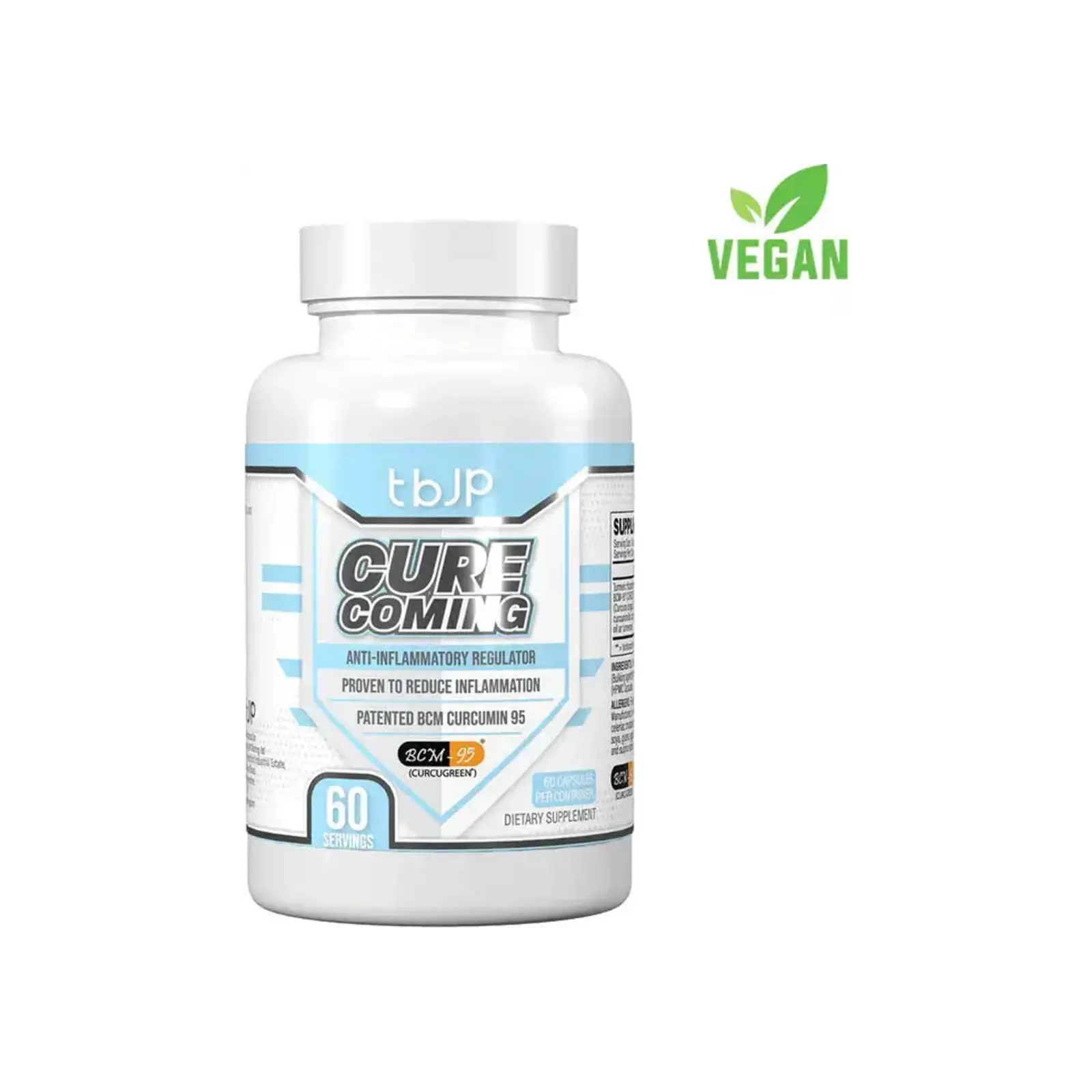 TrainedByJP Cure Coming, patented BCM-95 curcumin