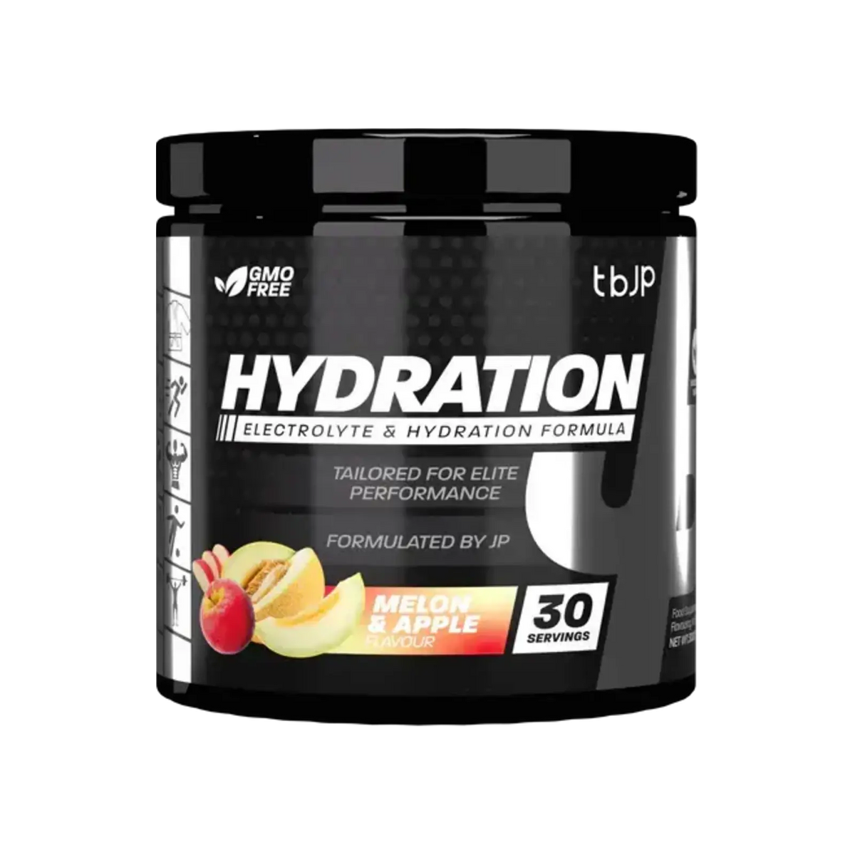 TrainedByJP Hydration, electrolyte formula for sports recovery