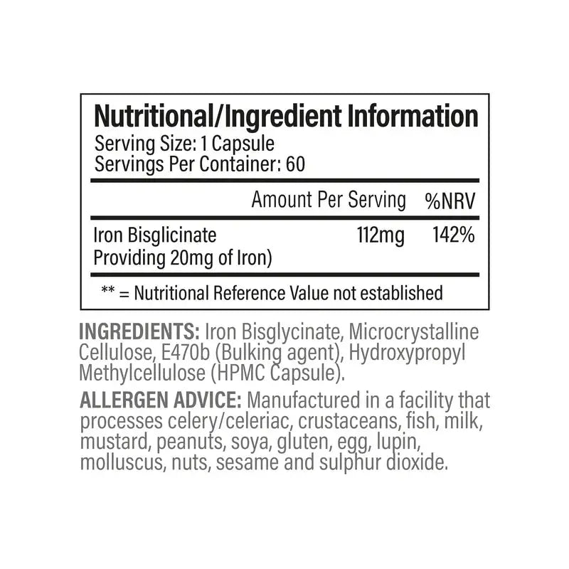TrainedByJP Iron - Bisglycinate Fer Haute Biodisponibilité Trained by JP