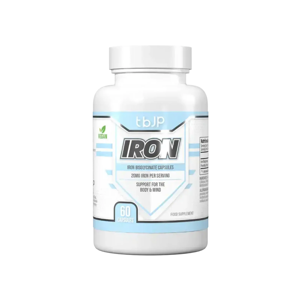 TrainedByJP Iron, magas biohasznosulású vas-biszglicinát