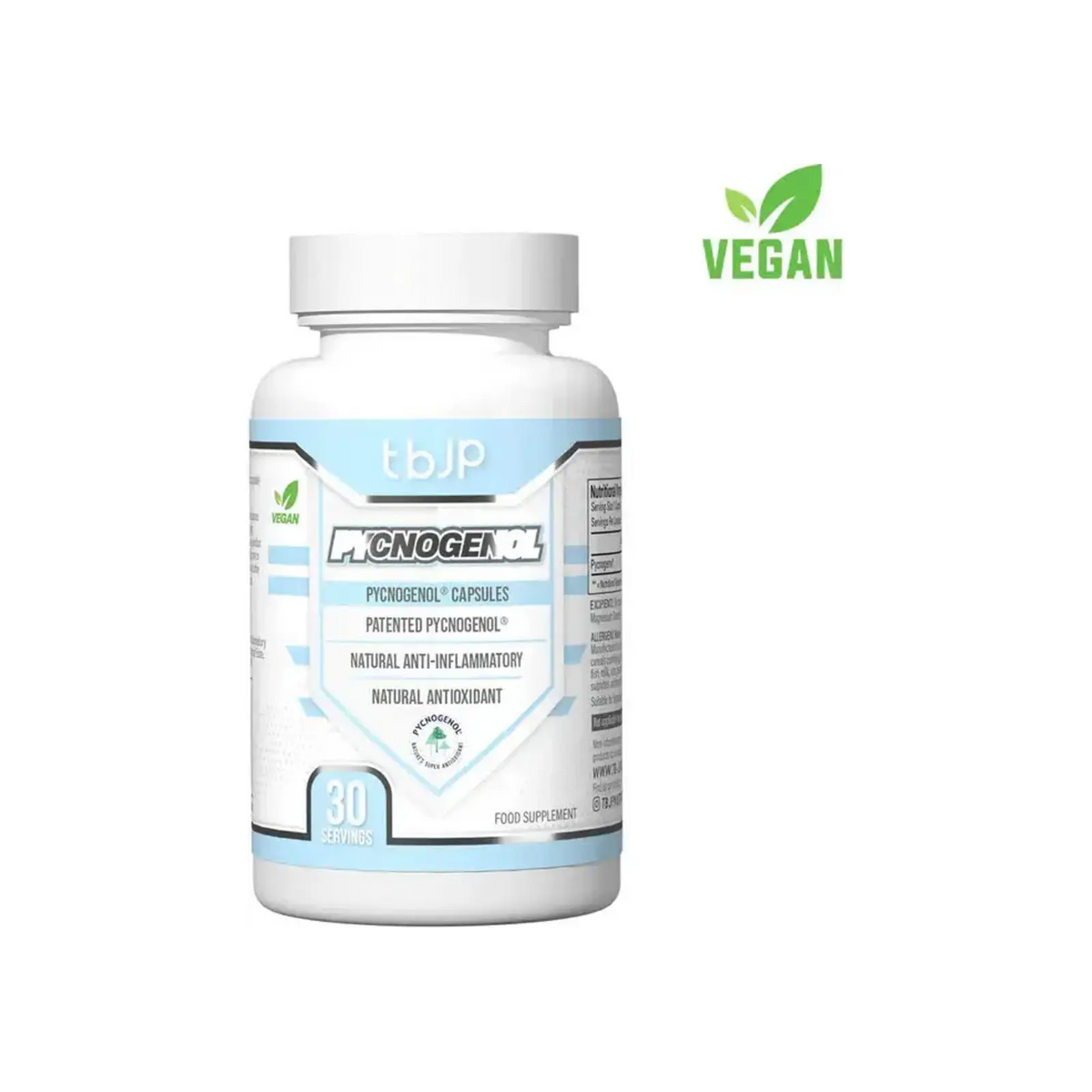 TrainedByJP Pycnogenol 100 mg, extrait d'écorce de pin maritime