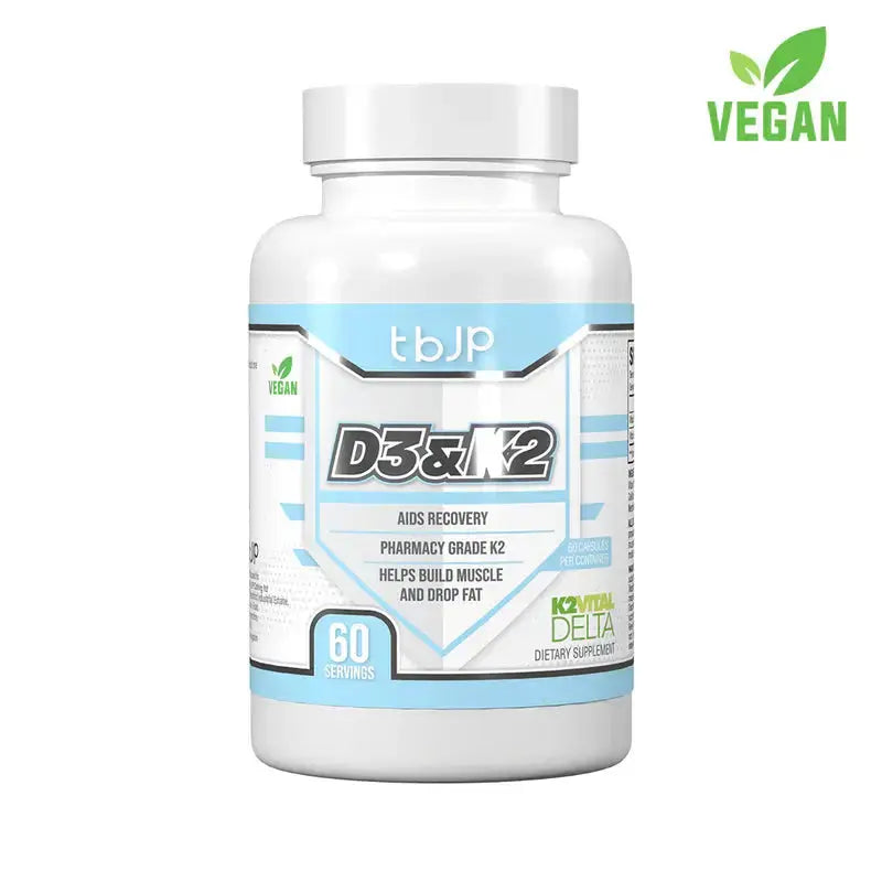 TrainedbyJP D3 K2 - Bioavailable Vegan Vitamins Trained by JP