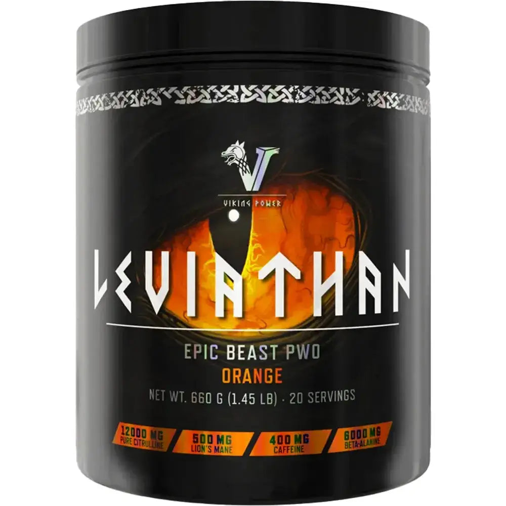 Viking Power Leviathan Hardcore PWO - Booster Pré-Workout Explosif Viking Power