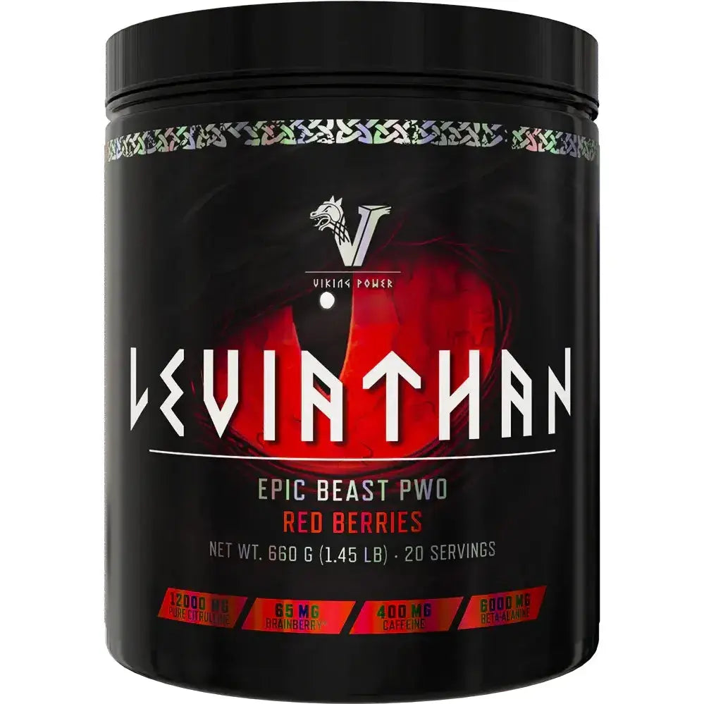 Viking Power Leviathan Hardcore PWO - Booster Pré-Workout Explosif Viking Power