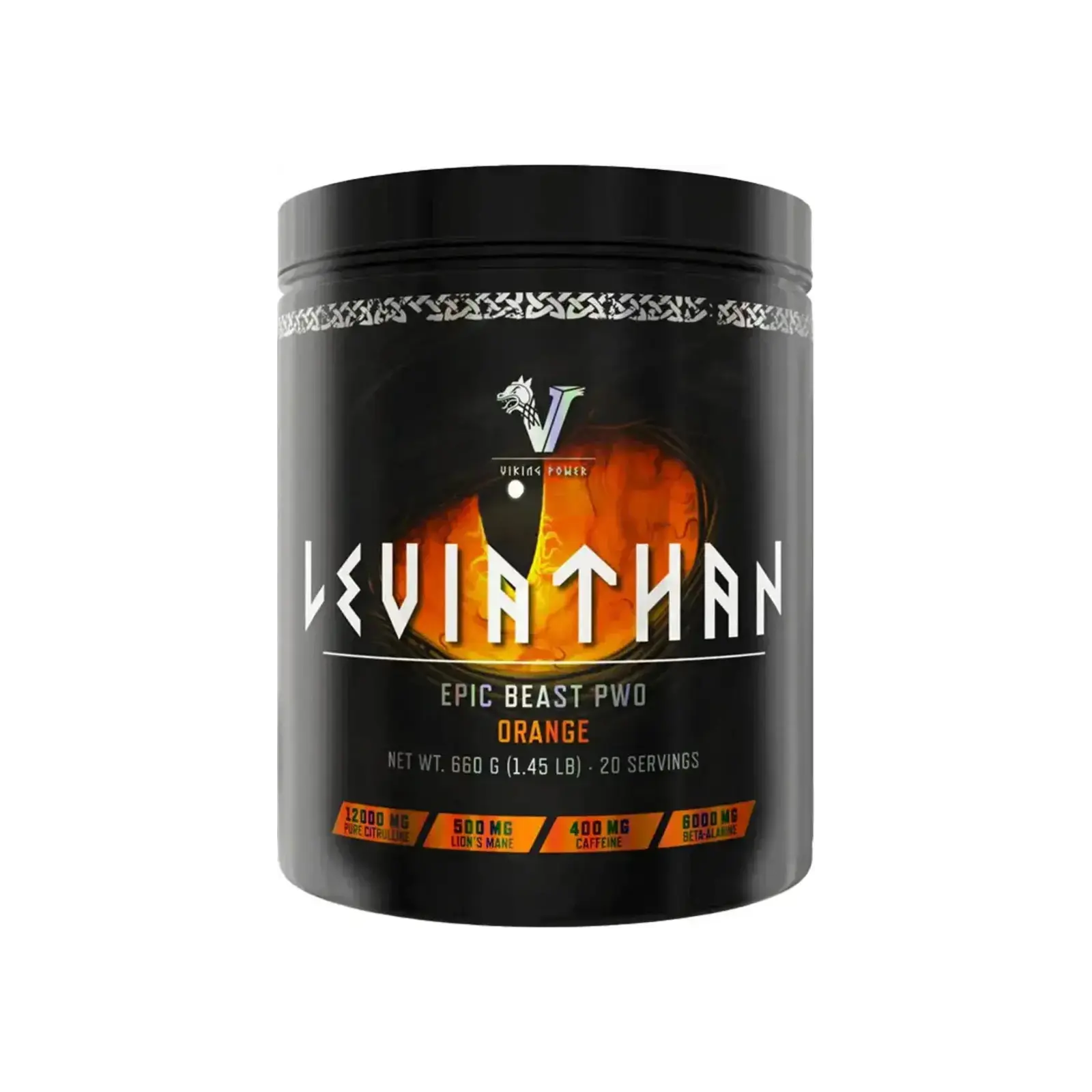 Viking Power Leviathan Hardcore PWO, booster pre-workout explosif