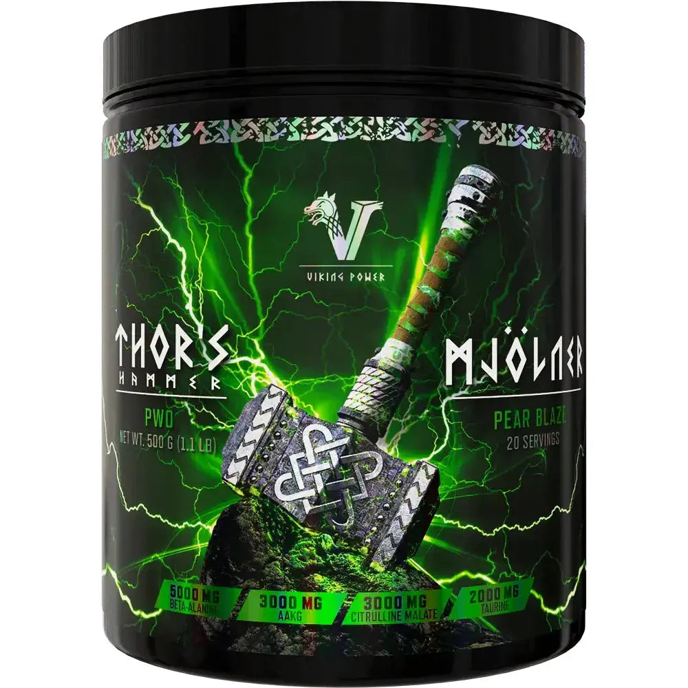 Viking Power Thor's Hammer - Pre-Workout Quotidien Polyvalent Viking Power