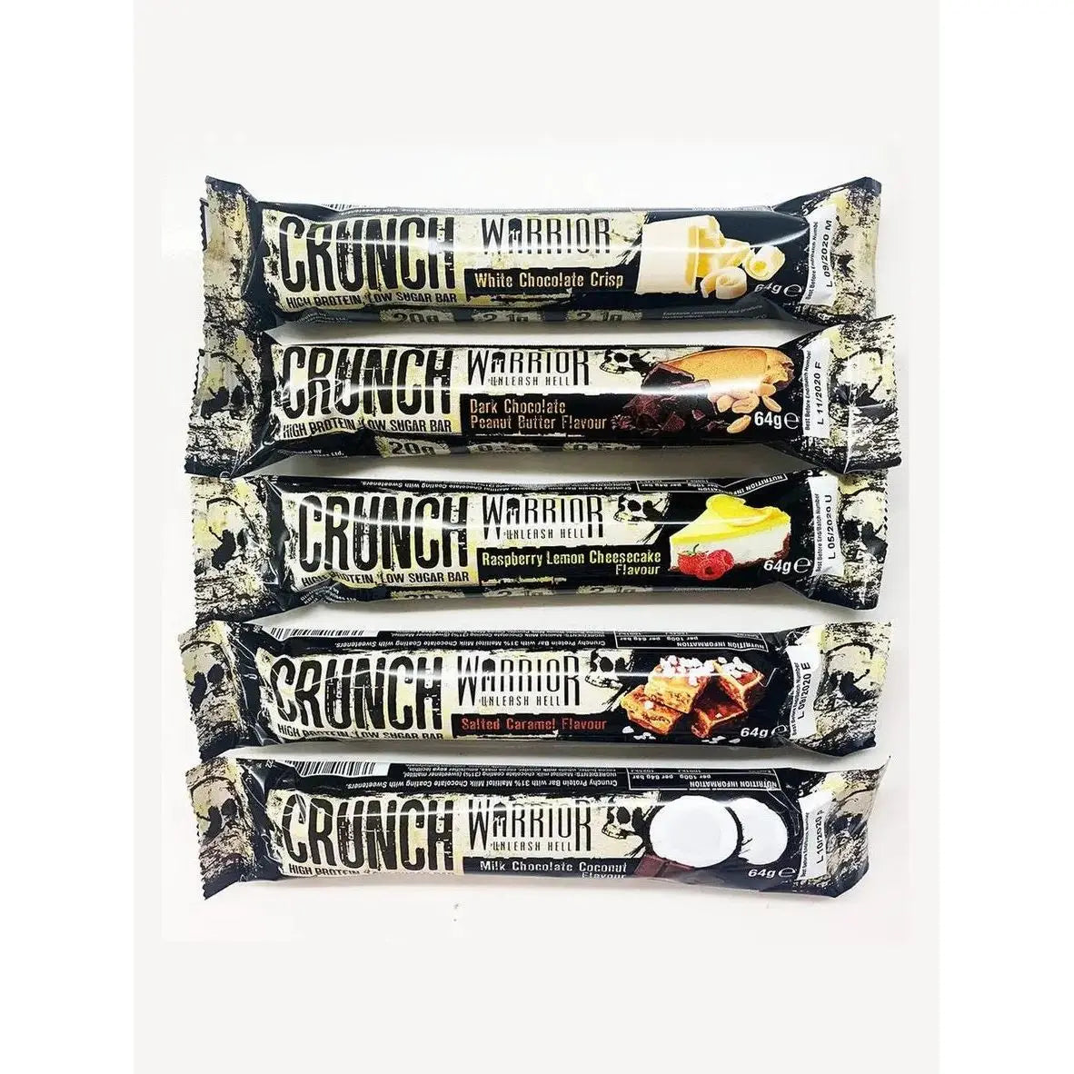 Warrior Crunch Barre - Barre Protéinée Triple Couche WARRIOR