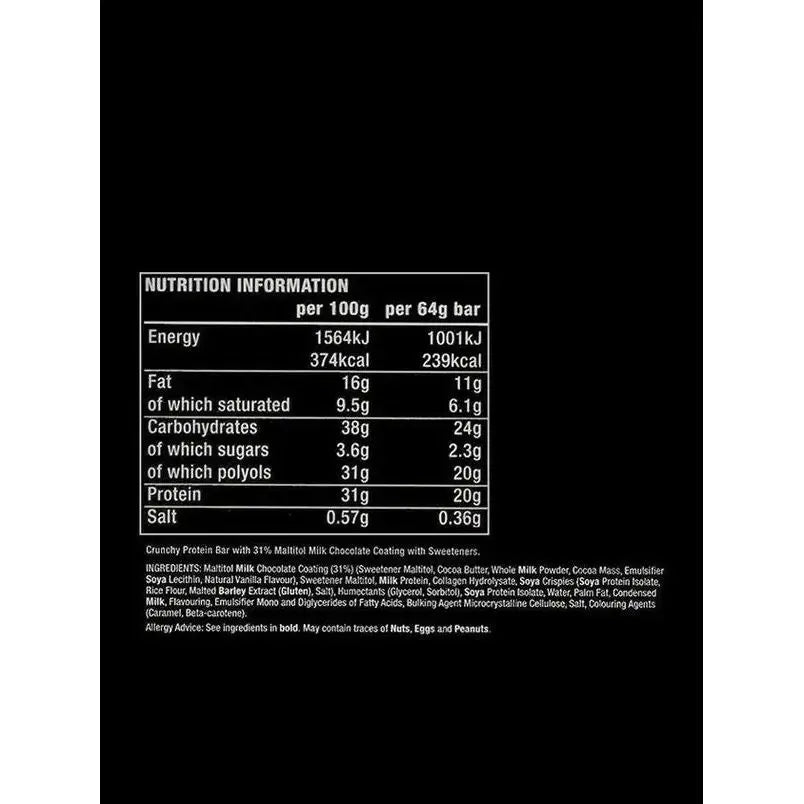 Warrior Crunch Barre - Barre Protéinée Triple Couche WARRIOR
