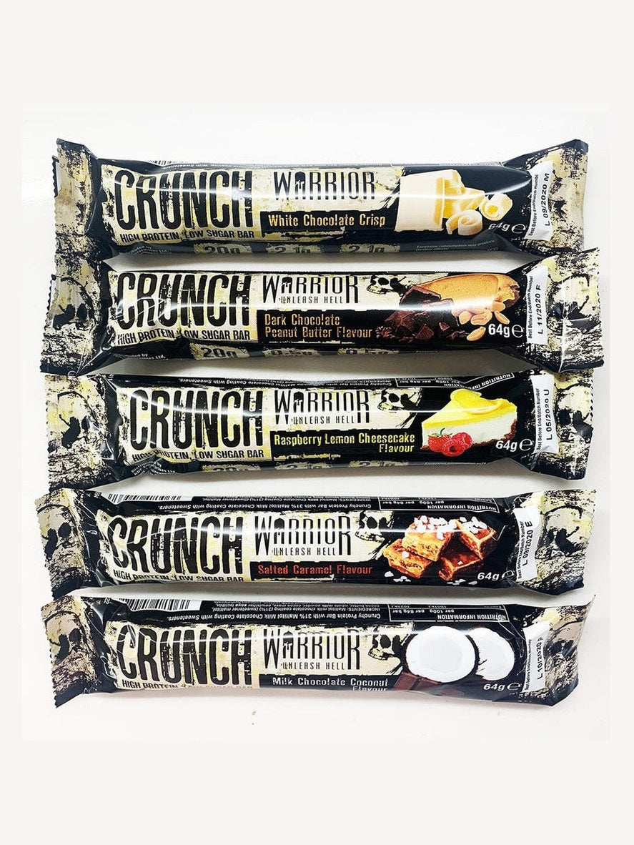 Warrior Supplements Crunch Barre protéinée WARRIOR KISS NUTRITION Montpellier