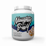 Pot de 2,01 kg Naughty Boy Advanced Whey goût Cinnamon Bun