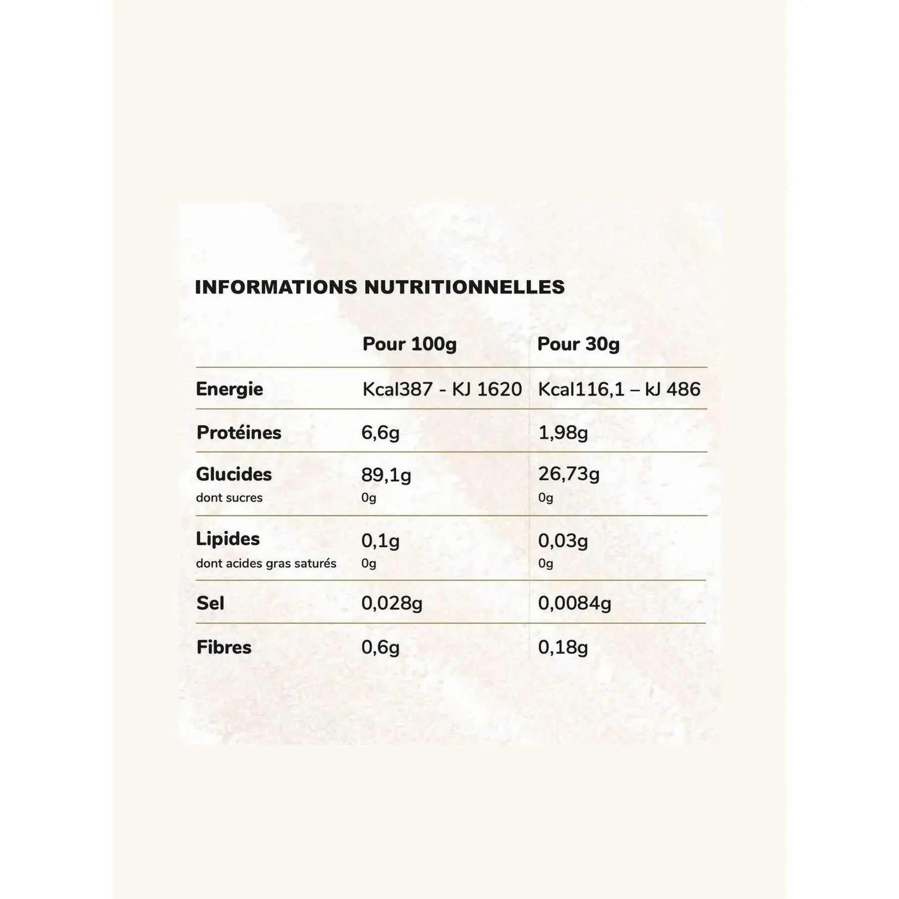 YAM Nutrition Farine Patate Douce Enrichie Glycine - Récupération Maximale Yam Nutrition