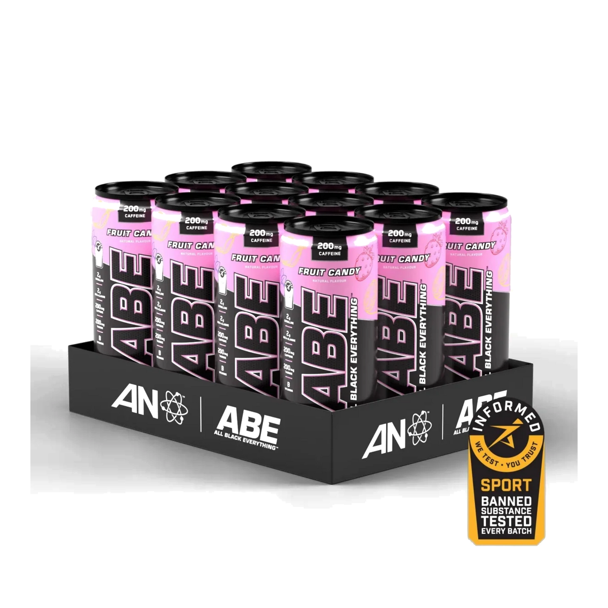 Applied Nutrition ABE Energy Performance pack de 12 Fruit Candy