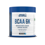 Flacon d'Applied Nutrition BCAA 6K, BCAA 4:1:1 en gélules, 300 gélules