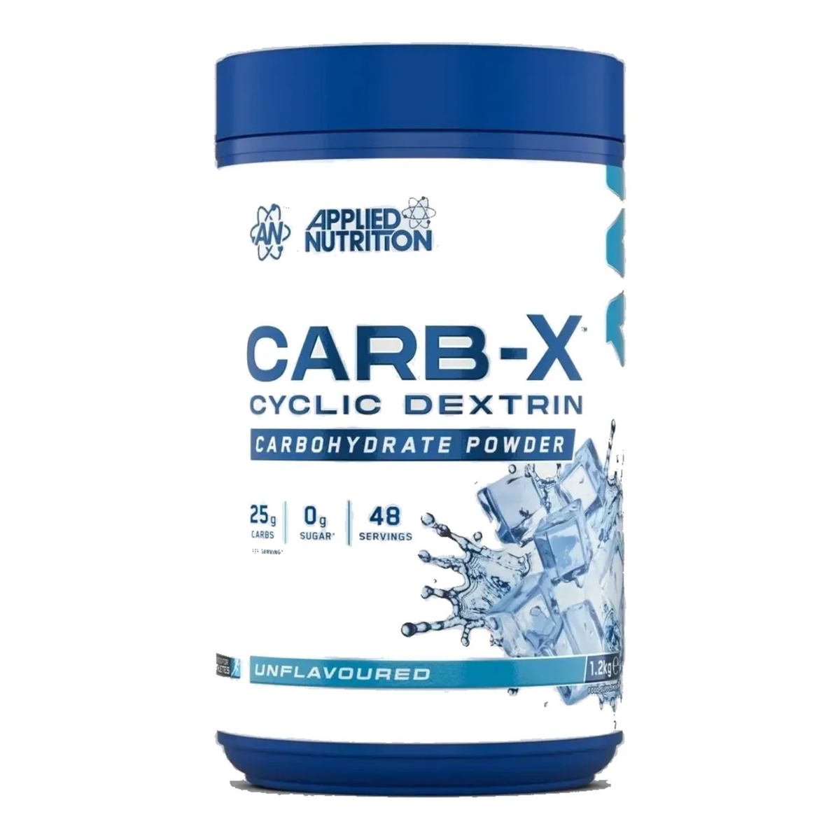 Pot d'Applied Nutrition Carb X, dextrine cyclique Cluster Dextrin, version Nature 1,2 kg