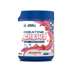 Pot d'Applied Nutrition Creatine Chews, comprimés à mâcher à la créatine monohydrate, saveur Fraise