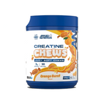 Pot d'Applied Nutrition Creatine Chews, comprimés à mâcher à la créatine monohydrate, saveur Orange