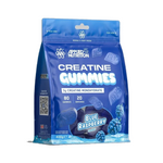 Pot d'Applied Nutrition Creatine Gummies, gommes à la créatine monohydrate, saveur Framboise Bleue
