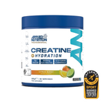 Pot d'Applied Nutrition Creatine + Hydration, créatine et électrolytes, saveur Agrumes