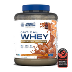 Pot d'Applied Nutrition Critical Whey, whey protéine, saveur Caramel Salé, 2 kg
