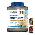 Pot d'Applied Nutrition Critical Whey, whey protéine, saveur Vanille, 2 kg