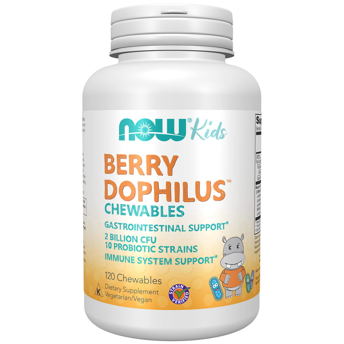 NOW Foods BerryDophilus Kids 120 comprimés à croquer
