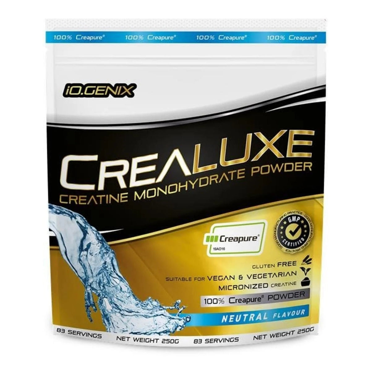IO Genix Crealuxe Creapure 250 g - Nature