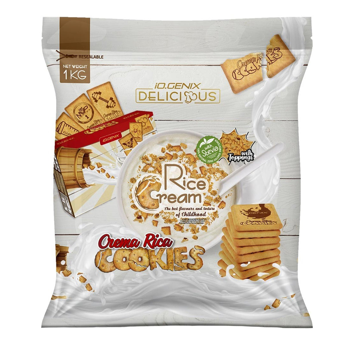 IO Genix Crème de Riz - Crema Rica Cookies