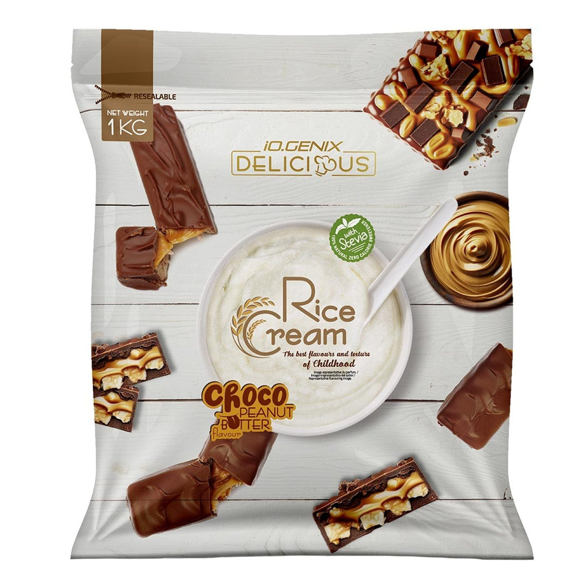 IO Genix Crème de Riz - Chocolat & Peanut Butter